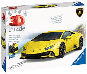 Ravensburger Puzzle 3D - Lamborghini Huracán Evo žluté 108 dílků