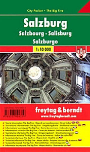 Salzburg 1:10T/kapesní plán města