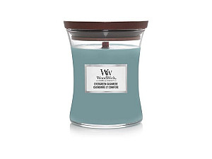 WoodWick Evergreen Cashmere svíčka váza 275g