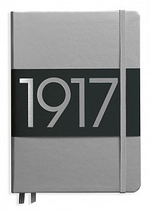 Zápisník Leuchtturm1917 - notebook A5-linkovaný-stříbrný