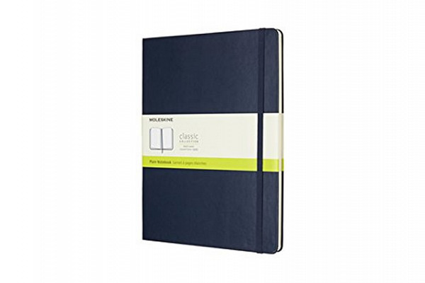 Moleskine Zápisník modrý XL, čistý, tvrdý