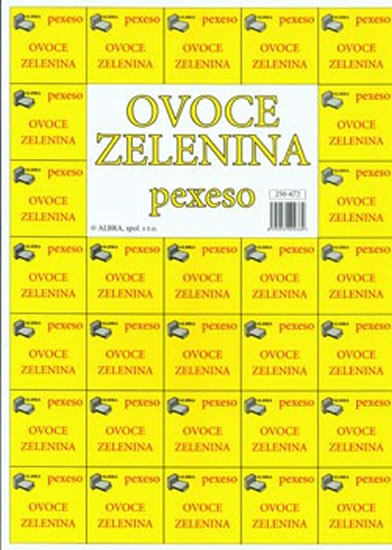 Ovoce, zelenina - Najdi dvojici (pexeso)