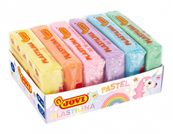 JOVI plastelína PASTEL 6x50g  (6 pastelových barev)