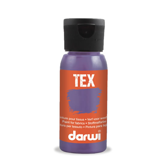 DARWI TEX barva na textil - Neónová fialová 50 ml