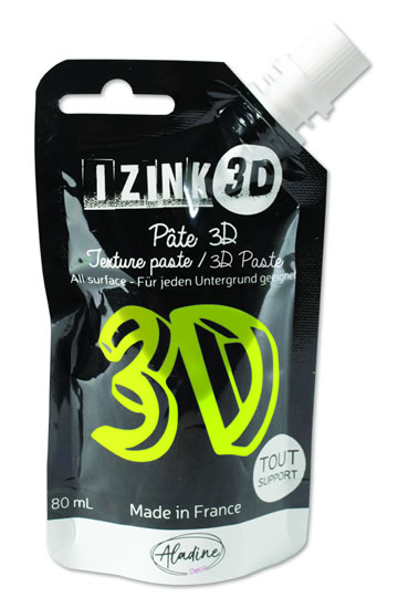IZINK 3D reliéfní pasta 80 ml/bamboo, zářivě zelená