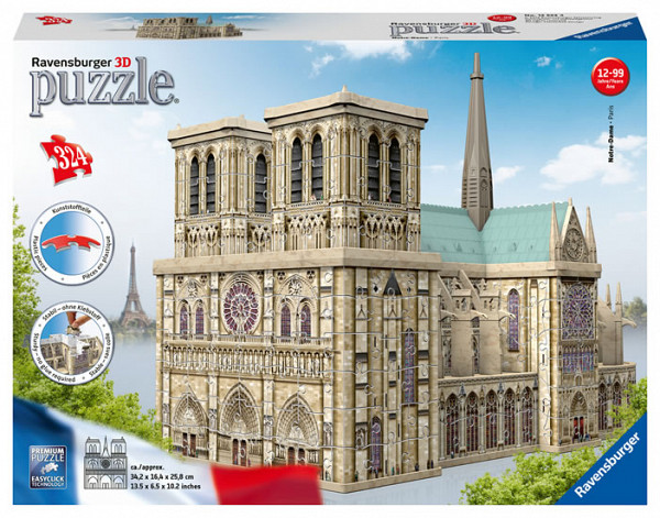 Puzzle 3D Notre Dame 324 dílků