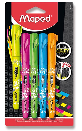 Maped - Zvýrazňovač Fluo Peps Pen 5 ks