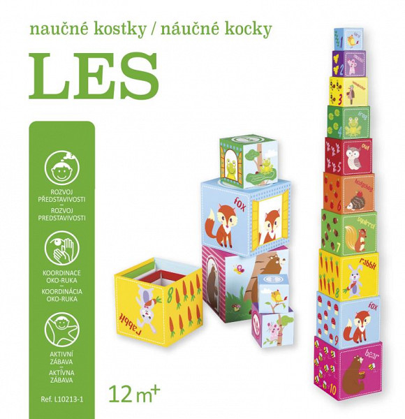 Les - Naučné kostky