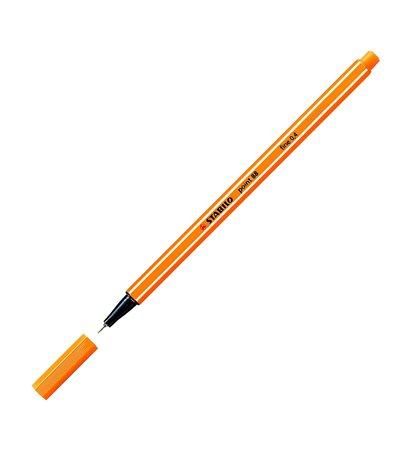 Popisovač STABILO point liner 88 oranžový