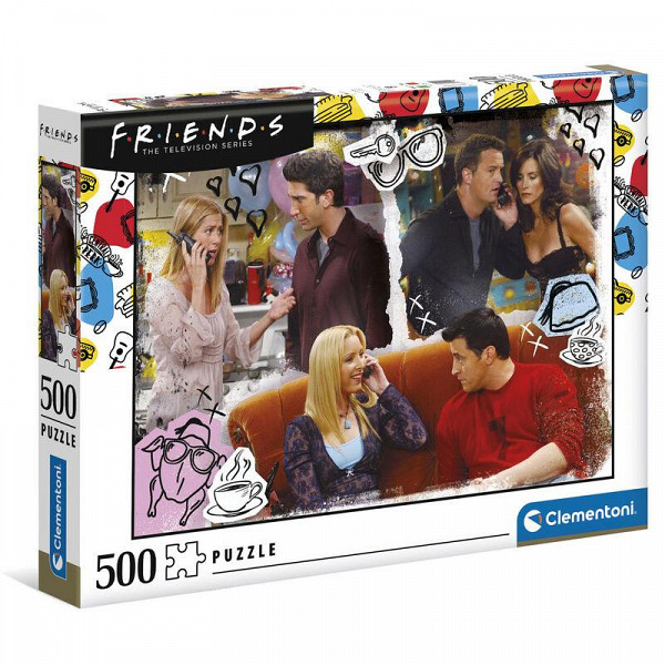 Clementoni Puzzle - Friends, 500 dílků