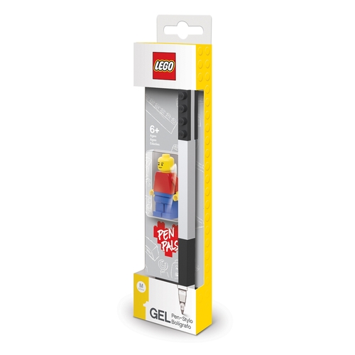 LEGO Gelové pero s minifigurkou - černé