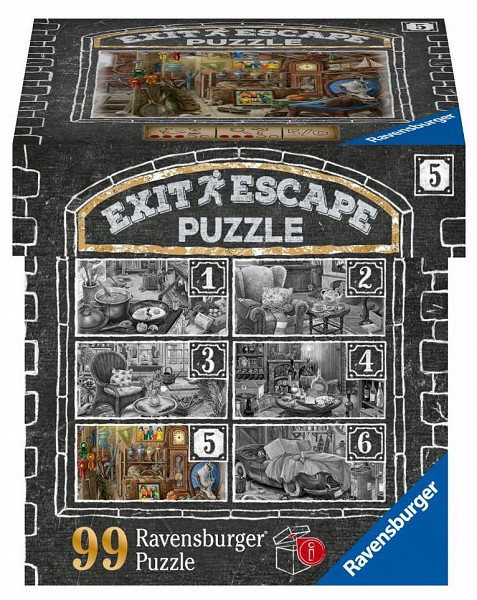 Ravensburger Puzzle Exit - Podkroví 99 dílků