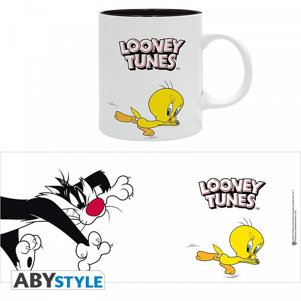Looney Tunes Hrnek keramický - Tweety Sylvester (objem 320 ml)