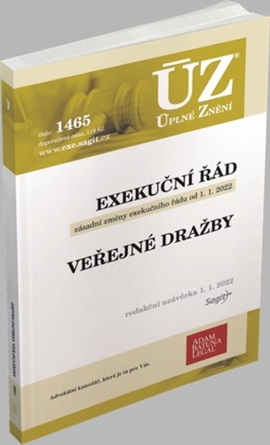 ÚZ 1465 Exekuční řád, veřejné dražby