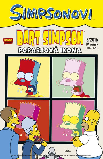 Bart Simpson Popartová ikona