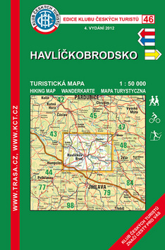 KČT 46 Havlíčkobrodsko 1:50 000