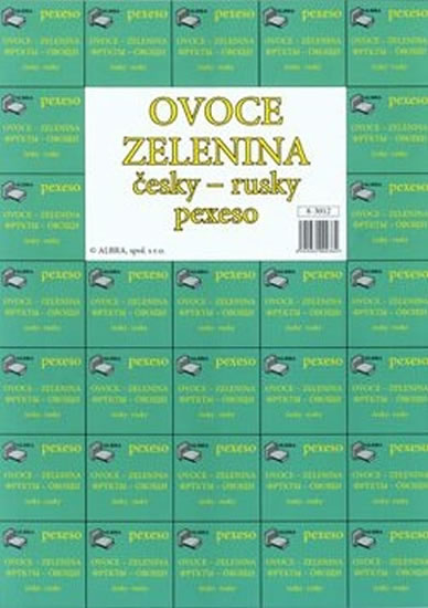 Pexeso OVOCE-ZELENINA česky-rusky