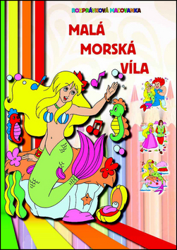 Malá morská víla Rozprávková maľovanka