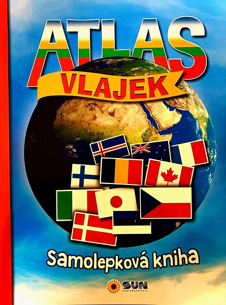 Atlas vlajek - Samolepková knížka