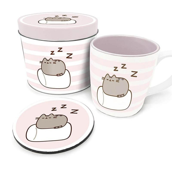 Dárkový set Pusheen plechovka