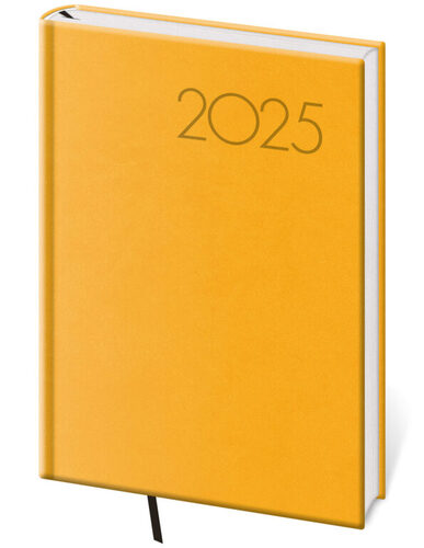 Diář 2025 Print Pop denní A5 žlutá