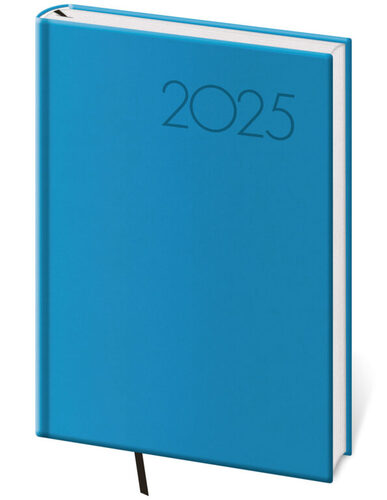 Diář 2025 Print Pop týdenní A5 světle modrá