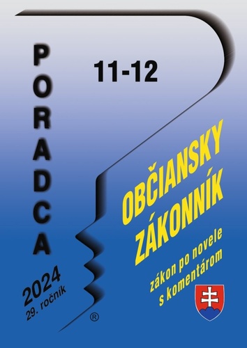 Poradca 11-12/2024 – Občiansky zákonník s komentárom