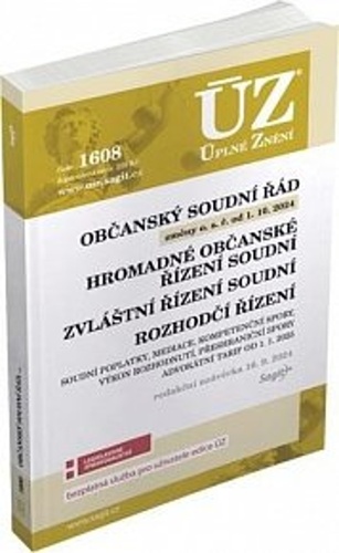 ÚZ 1608 Občanský soudní řád