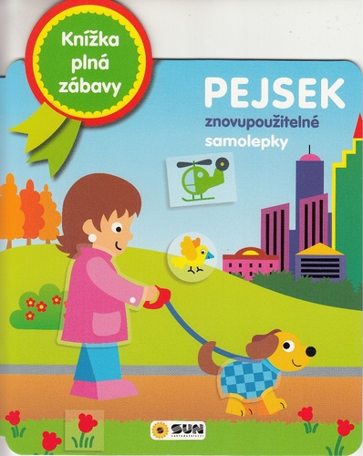 Knížka plná zábavy Pejsek - znovu použitelné samolepky