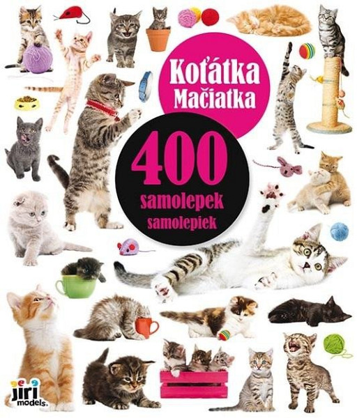 400 samolepek Koťátka