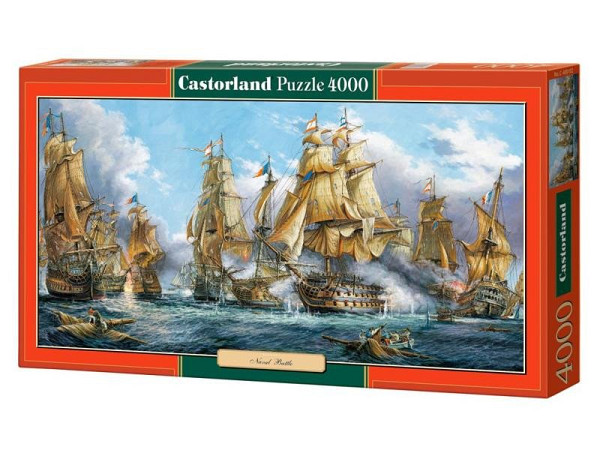 Castorland Puzzle -  Námořní bitva 4000 dílkú