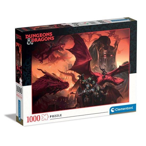 Clementoni Puzzle Dungeons & Dragons - Bojovníci 1000 dílků