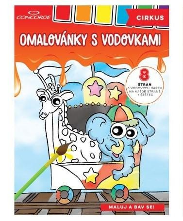 Concorde Omalovánky s vodovkami - Cirkus A4