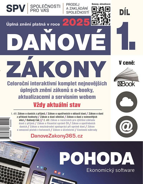 Daňové zákony 2025 (Díl 1.)