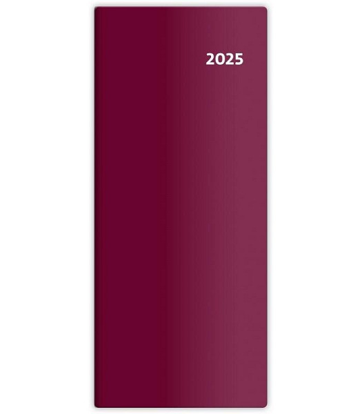 Diář 2025 Torino bordó, měsíční