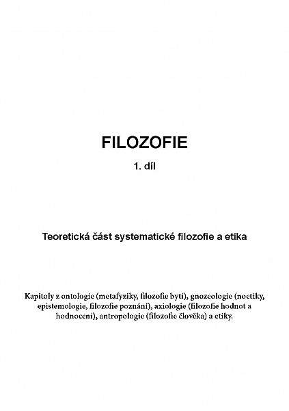 E-kniha FILOSOFIE - 1. díl