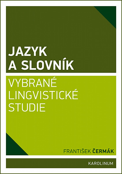 E-kniha Jazyk a slovník. Vybrané lingvistické studie