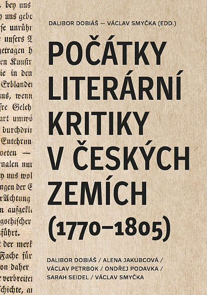 E-kniha Počátky literární kritiky v českých zemích (1770–1805)