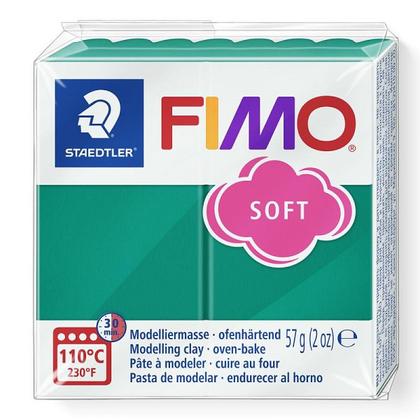 FIMO soft 57g - tmavá zelená