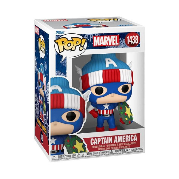 Funko POP Marvel: Captain America (Holiday)