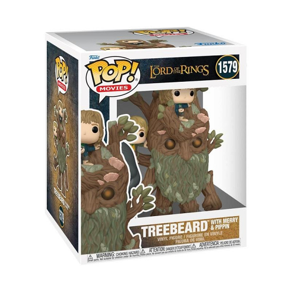 Funko POP Super: Lord of the Rings - Treebeard with Mary & Pip