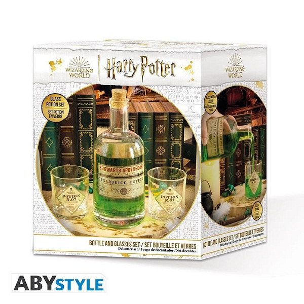 Harry Potter Set Láhev a sklenice Potion