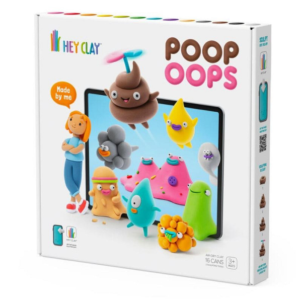 Hey Clay Kreativní sada - Poop Ooops