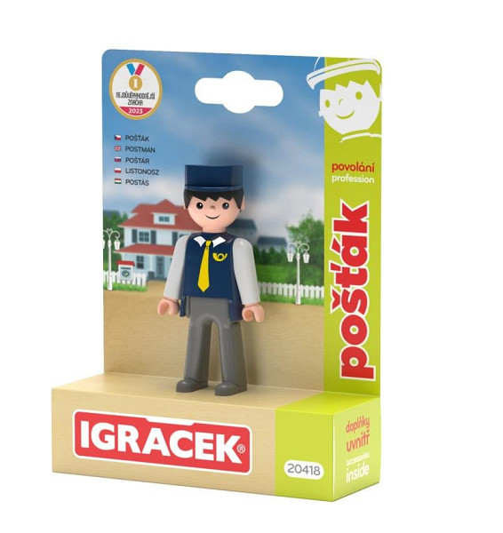 Igráček Pošťák - figurka s příslušenstvím