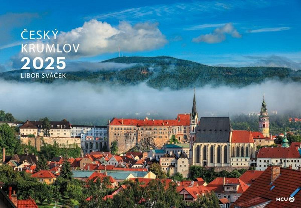 Kalendář 2025 Český Krumlov - nástěnný na šířku