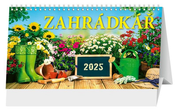 Kalendář 2025 Záhrádkář, stolní, 28 x 15 cm