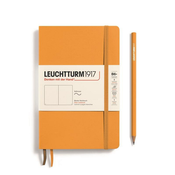 Leuchtturm1917 Zápisník Rising Sun Softcover B6+ čistý