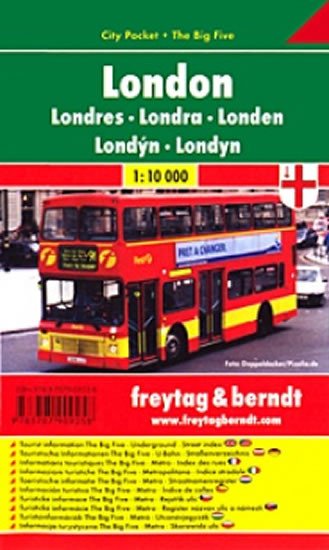 London/Londýn 1:10T/plán města