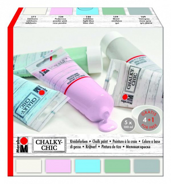 Marabu Sada Chalky-Chic 5 x 100 ml