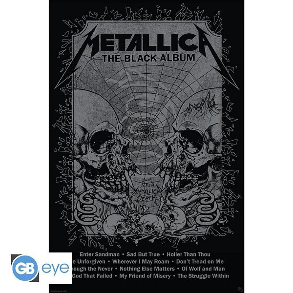 Metallica Plakát Maxi - Black Album 91,5 x 61 cm